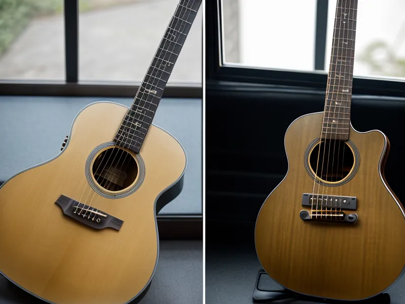 Strukturierter Onlinekurs-Test auf dem Laptop und strapazierte Finger beim Gitarre lernen